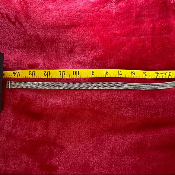 John Hardy Silver Woven Bracelet - Picture 3 of 7